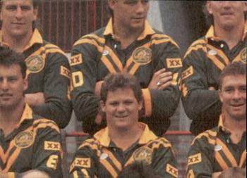 1991 Stimorol NRL #197 Tour Action Kangaroo vs Lions Back